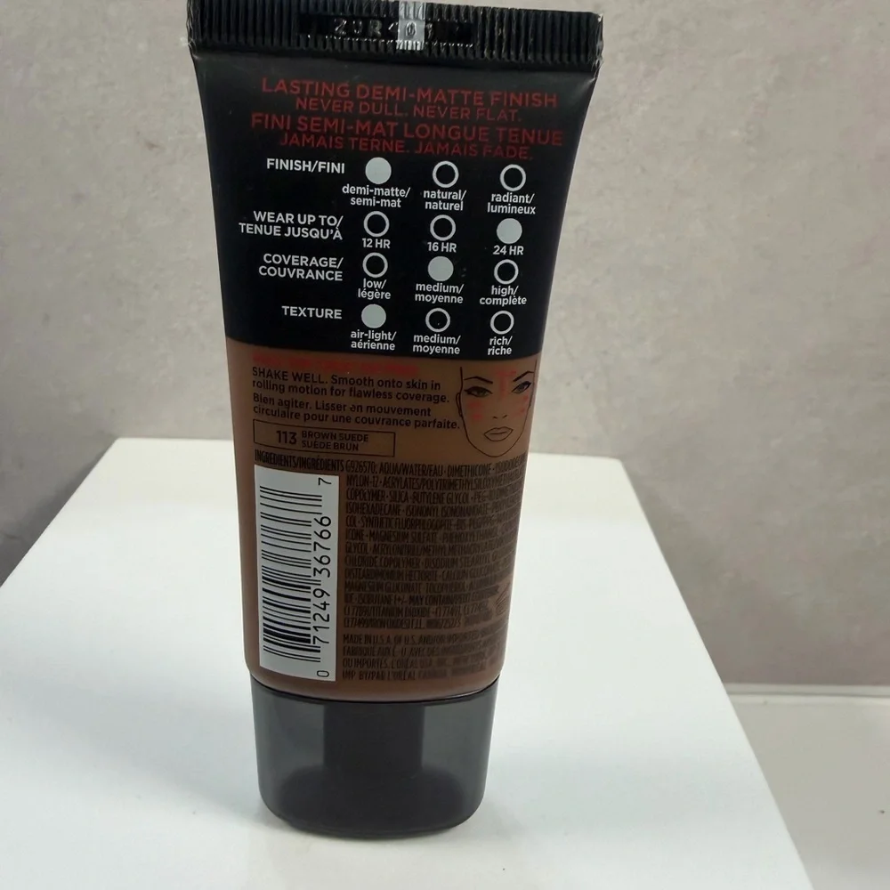 🩷5/$10🩷L'Oréal Infallible 24HR Foundation - Warm Brown (113)